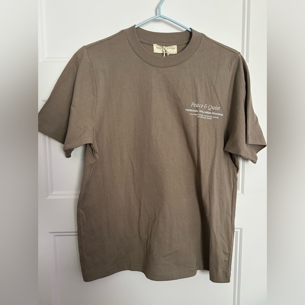 Brown T-Shirt, MUSEUM OF PIECE & QUIET 🐐